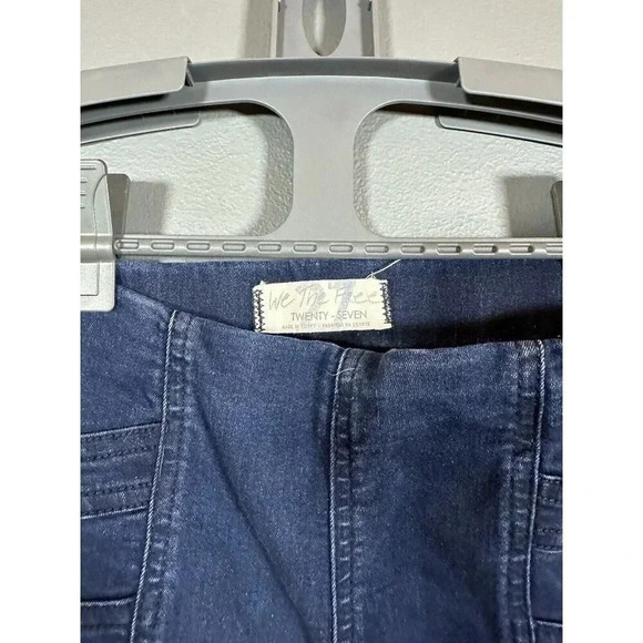 We the Free Women's Blue Denim Jeans Size 27 Feel Alright Skinny Stretch‎ Dark - Picture 7 of 10